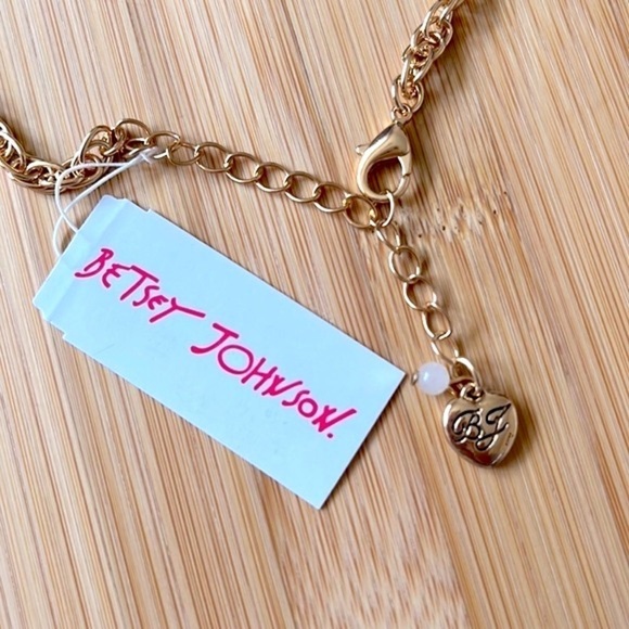 Brand New Betsey Johnson Owl Pendant Necklace Gold Tone Sparkly Fall Autumn - Picture 8 of 10